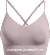 Bielizna sportowa damska - Under Armour Stanik sportowy Under Armour Vanish Seamless Low szary S - miniaturka - grafika 1