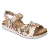 Buty dla dziewczynek - Befado obuwie dziecięce 062Y003 beżowy - miniaturka - grafika 1