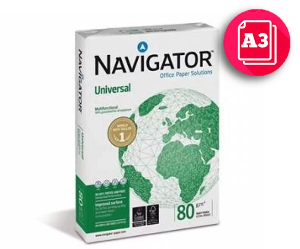 Navigator The Company Papier Universal A3 80g/m2 500 kartek  do drukarek atramentowych 8247B80BBP