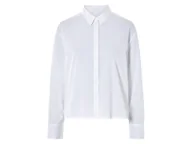 Koszule damskie - esmara® Koszula damska z bawełny (Biały, M(40/42)) - miniaturka - grafika 1