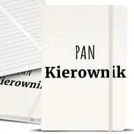 Notesy i bloczki - Notatnik Notes Planer A5 Biały PAN KIEROWNIK Wzory - miniaturka - grafika 1