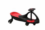 Jeździki dla dzieci - Jeździk Grawitacyjny Swing Car model 8097 Kauczukowe Koła LED czarny-czerwony Hot Hit - miniaturka - grafika 1