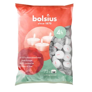 Podgrzewacze Bolsius 4H 75 Sztuk Worek - Świece - miniaturka - grafika 1