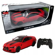 Zabawki zdalnie sterowane - Rastar Samochód Auto Zdalnie Sterowane BMW M4 CSL 1:16 R/C 2,4Ghz Czerwone - miniaturka - grafika 1