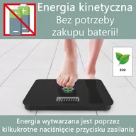Wagi łazienkowe - Kinetyczna waga łazienkowa ProfiCare PC-PW 3112 (czarna) - miniaturka - grafika 1