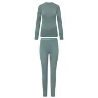Bielizna sportowa damska - Komplet bielizny termoaktywnej damskiej Viking Gasher Lady Merino 7300 zielony - miniaturka - grafika 1