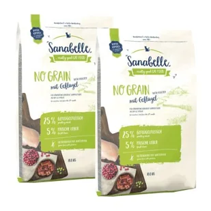 Sanabelle No Grain Drób 2x10 kg - Mokra karma dla kotów - miniaturka - grafika 1