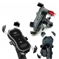 Akcesoria motocyklowe - Motocyklowy Uchwyt Telefon Indukcyjny Qi Qc3.0 - miniaturka - grafika 1