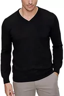 Swetry męskie - Come Voglio Men's MAMRVN100151 sweter męski, czarny, XL - miniaturka - grafika 1