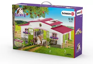 Schleich 42344 Stadnina z Dżokejką i Końmi - Figurki dla dzieci - miniaturka - grafika 1