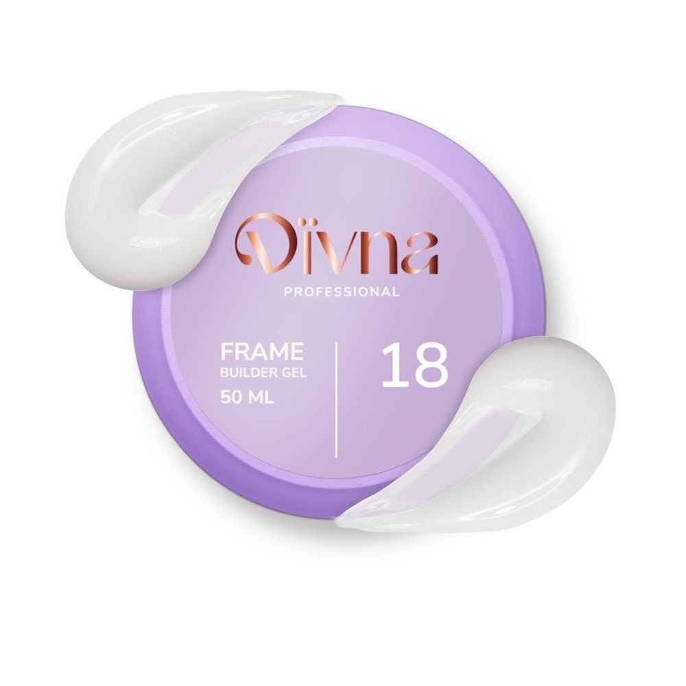 DIVNA Frame Builder Gel 18 50 ml żel budujący kolorowy do paznokci