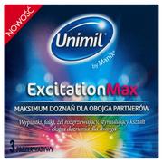 Prezerwatywy - Unimil Excitation Max 3 szt - prezerwatywy z wypustkami i żelem rozgrzewającym  << DYSKRETNIE   |   DOSTAWA 24h   |  GRATISY - miniaturka - grafika 1