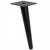 Meble modułowe i akcesoria - Noga meblowa Szpilka skośna czarny mat 20 cm noga do stolika do szafki rtv - miniaturka - grafika 1