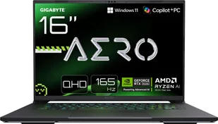 Gigabyte AERO X16 2WH-A3EEC65DP 16" QHD+ AMD Ryzen AI 9/32GB/1TB/RTX 5070/Win11 Home/ENG kbd/White/2Y Warranty Gigabyte - Laptopy - miniaturka - grafika 1