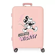 Walizki - Disney Mickey Friendly Walizka średniej wielkości Nude 48x70x26 cms Twarde mocowanie ABS Wbudowany 88L 3,98 kg 4 Koła Podwójne, Różowy, Talla única, średnia walizka - miniaturka - grafika 1