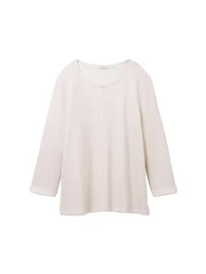 TOM TAILOR Bluza damska, 32398 - Clouds Grey Melange, XL - Bluzy damskie - miniaturka - grafika 1
