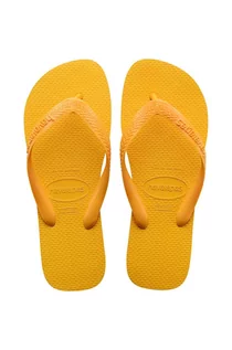 Buty dla dziewczynek - Havaianas japonki dziecięce TOPPELLOW kolor żółty - grafika 1