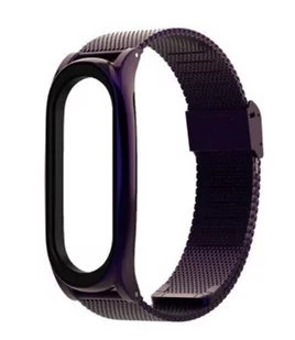Best Accessories Best Accessories BRANSOLETA MILANESEBAND XIAOMI MI BAND 3/4/5/6 PURPLE 1848 - Akcesoria do smartwatchy - miniaturka - grafika 1