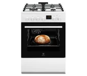 Kuchenki gazowo-elektryczne - Electrolux 500 LKK640221W - miniaturka - grafika 1
