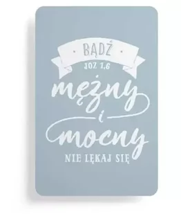 Magnes na lodówkę - Bądź mężny i mocny - Szaron - Magnesy - miniaturka - grafika 1