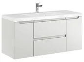 Szafki łazienkowe - Szafka Wisząca Z Umywalką ETH 100 cm D - Kaszmir Mat - miniaturka - grafika 1