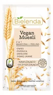 Maseczki do twarzy - Bielenda Vegan Muesli 2w1 maseczka/peeling nawilżający 8g - miniaturka - grafika 1