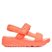 Buty dla dziewczynek - Sandały Skechers Uno Lite Sandal-Sunny Stand 310372L/CRL Koralowy - miniaturka - grafika 1