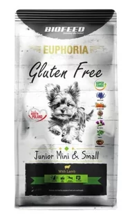 BIOFEED Euphoria G-F MINI&SMALL jagnięcina 12kg junior - Sucha karma dla psów - miniaturka - grafika 1