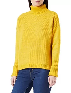 Swetry damskie - Replay Damski sweter DK1458, 745 Corn Yellow, S - grafika 1