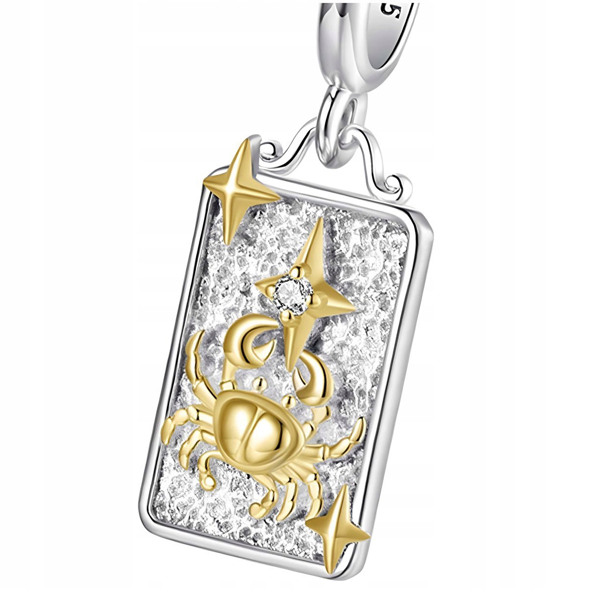 Charms Zawieszka Charms Znak Zodiaku Rak Srebro 925 Charmsy Trusky