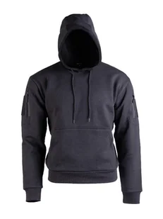 Mil-Tec Bluza Taktyczna z Kapturem Czarna - 3XL - Bluzy męskie - miniaturka - grafika 1