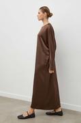Sukienki - By Malene Birger sukienka kolor brązowy maxi oversize - miniaturka - grafika 1