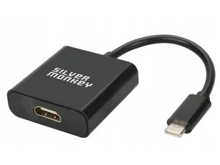 Silver Monkey Adapter USB-C - HDMI - Adaptery i przejściówki - miniaturka - grafika 1