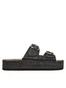 Espadryle damskie - LOVE MOSCHINO Espadryle JA28393G0MJQ0000 Szary - miniaturka - grafika 1