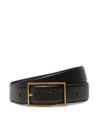 Paski - Calvin Klein Pasek Męski Classic Buckle Belt 30Mm LV04D7014G Czarny - miniaturka - grafika 1