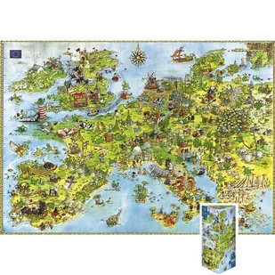 Heye 4000 EL. United Dragons of Europe Degano WZHEYT0UN027877 - Puzzle - miniaturka - grafika 2