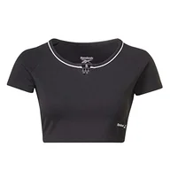 Koszulki i topy damskie - Reebok Damska koszulka Identity Crop, niebieska, L, NIEBIESKI, M - miniaturka - grafika 1
