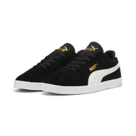 Buty trekkingowe męskie - Sneakersy zamszowe unisex PUMA Club II PUMA Black White Gold - miniaturka - grafika 1