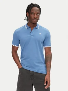 G-Star Raw Polo Dunda D17127-5864 Brązowy Slim Fit - Koszulki męskie - miniaturka - grafika 1