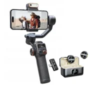 Gimbale - Hohem iSteady M6 + mikrofon Hawk HW-MIC201 - miniaturka - grafika 1