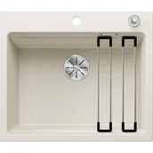 Zlewozmywaki - Zlewozmywak granitowy BLANCO Etagon 6 Silgranit Delikatny biały 527077 - miniaturka - grafika 1