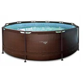 Baseny ogrodowe - Corciano Basen Ogrodowy 360 x 100 cm z Pomp i drabinką Eliton - miniaturka - grafika 1