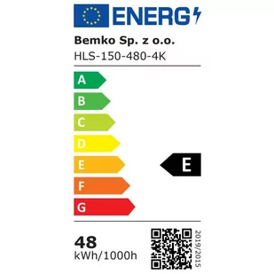Oprawa hermetyczna LED SOLIS 48W 4000K 5500lm IP65 1500mm - Oprawy, klosze i abażury - miniaturka - grafika 3