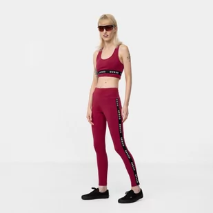 Damskie legginsy basic GUESS ALINE LEGGINS 4/4 - Spodnie sportowe damskie - miniaturka - grafika 1