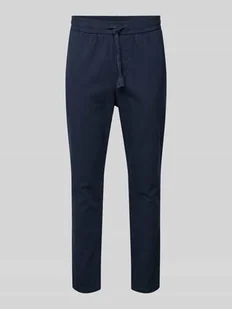 Spodnie o kroju tapered fit z dodatkiem streczu model ‘LINUS’ - Spodnie męskie - miniaturka - grafika 1