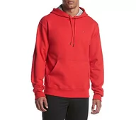 Bluzy męskie - Champion Męska bluza z kapturem Powerblend, Logo Team Red Scarlet C, M - miniaturka - grafika 1