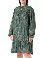 Sukienki - Replay Damska sukienka W9782, 010 fioletowa/naturalna biel, S - miniaturka - grafika 1