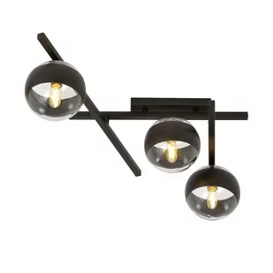 Emibig Smart lampa sufitowa 3-punktowa czarna/transparentna 1105/3 - Lampy sufitowe - miniaturka - grafika 1