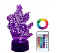 Lampy stojące - Lampka Nocna Imie 3D LED Genshin Impact Kokomi - miniaturka - grafika 1