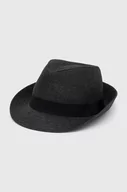 Czapki męskie - Medicine kapelusz męski kolor czarny - miniaturka - grafika 1